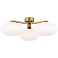 VISUAL COMFORT SIGNATURE, MARISOL TRIPLE FLUSH MOUNT, FLUSH MOUNT CEILING LIGHTS