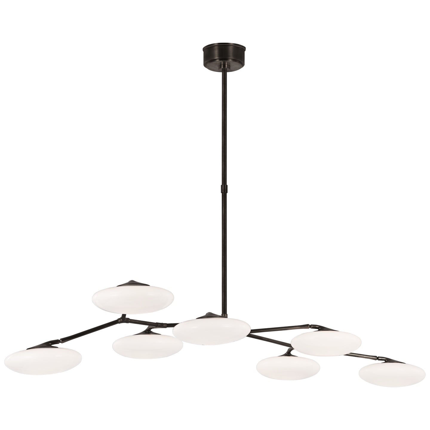 VISUAL COMFORT SIGNATURE, BRINDILLE ARTICULATING LINEAR CHANDELIER, LINEAR LIGHT