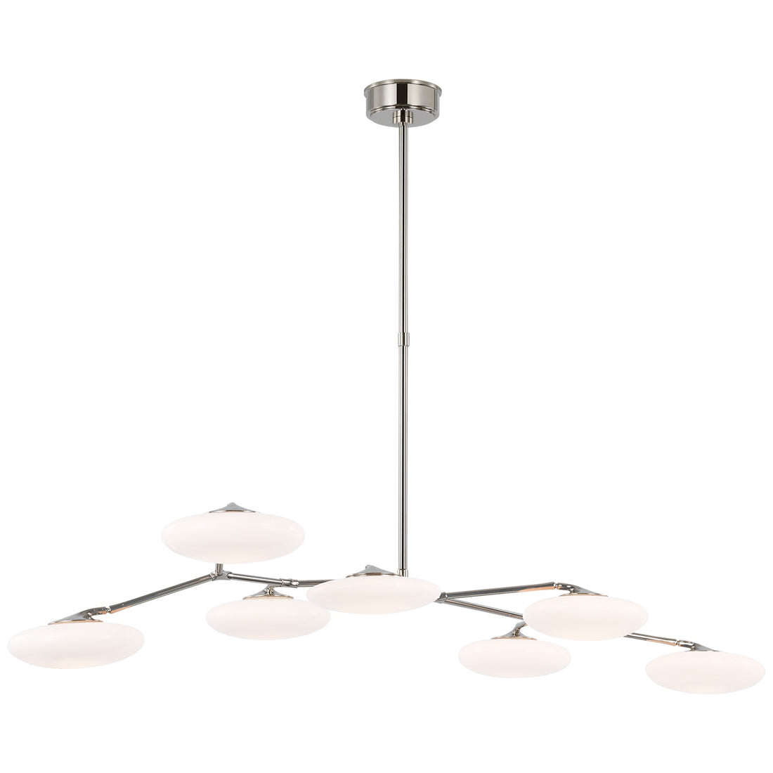 VISUAL COMFORT SIGNATURE, BRINDILLE ARTICULATING LINEAR CHANDELIER, LINEAR LIGHT