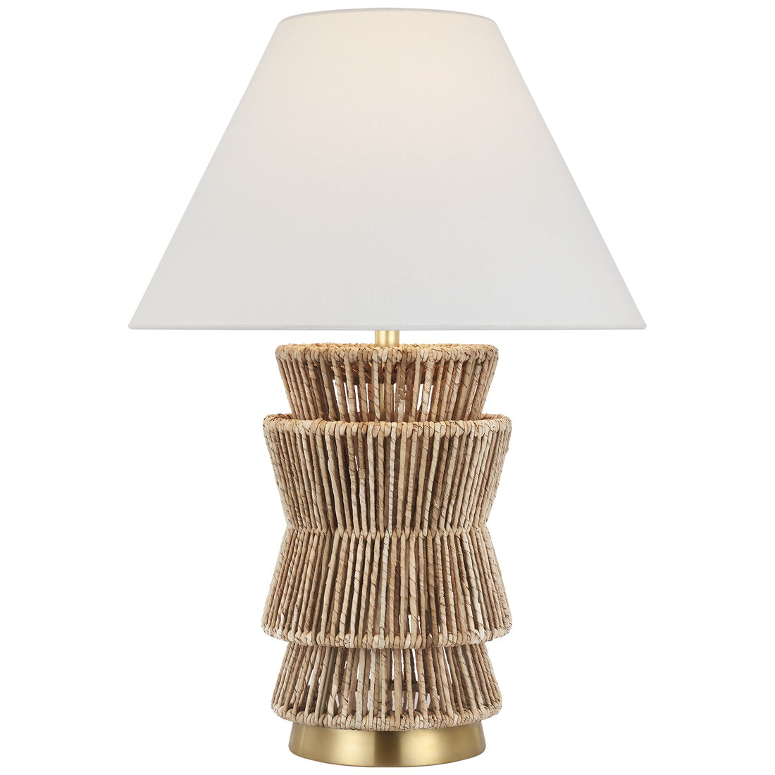 VISUAL COMFORT SIGNATURE, ANTIGUA LAYERED TABLE LAMP, TABLE LAMPS