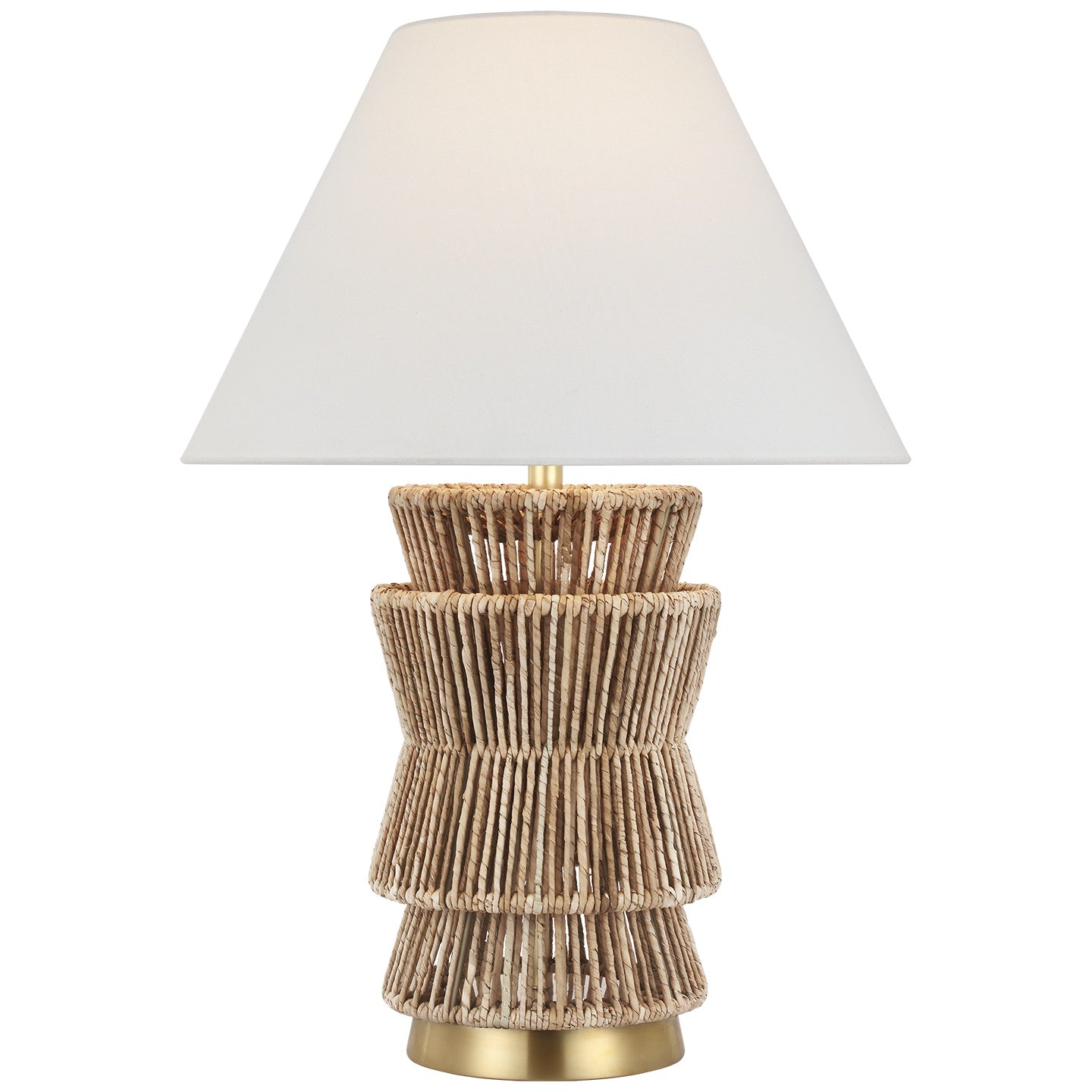VISUAL COMFORT SIGNATURE, ANTIGUA LAYERED TABLE LAMP, TABLE LAMPS
