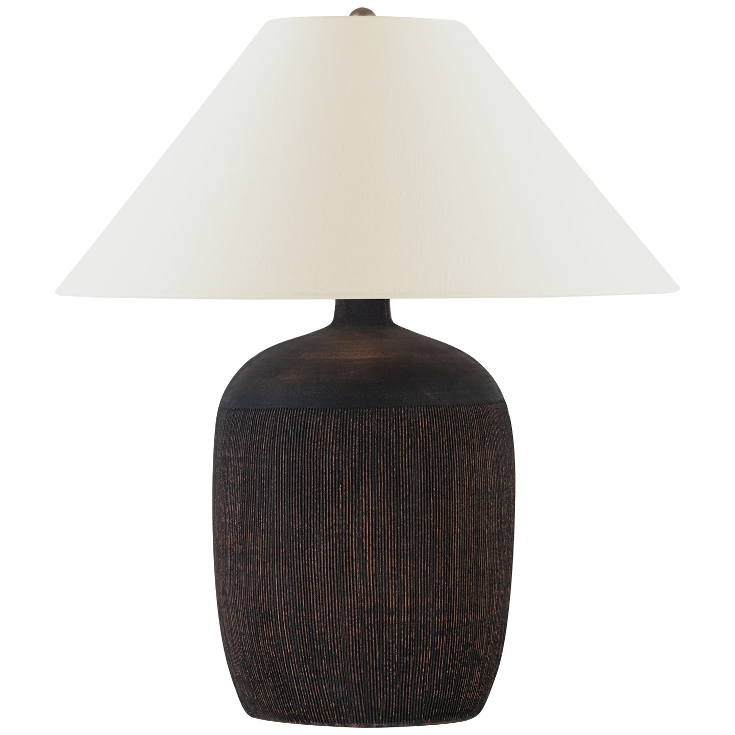 VISUAL COMFORT SIGNATURE, PORTIS COMBED ROUND TABLE LAMP, TABLE LAMPS