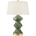 VISUAL COMFORT SIGNATURE, WELLER ZIG-ZAG TABLE LAMP, TABLE LAMPS