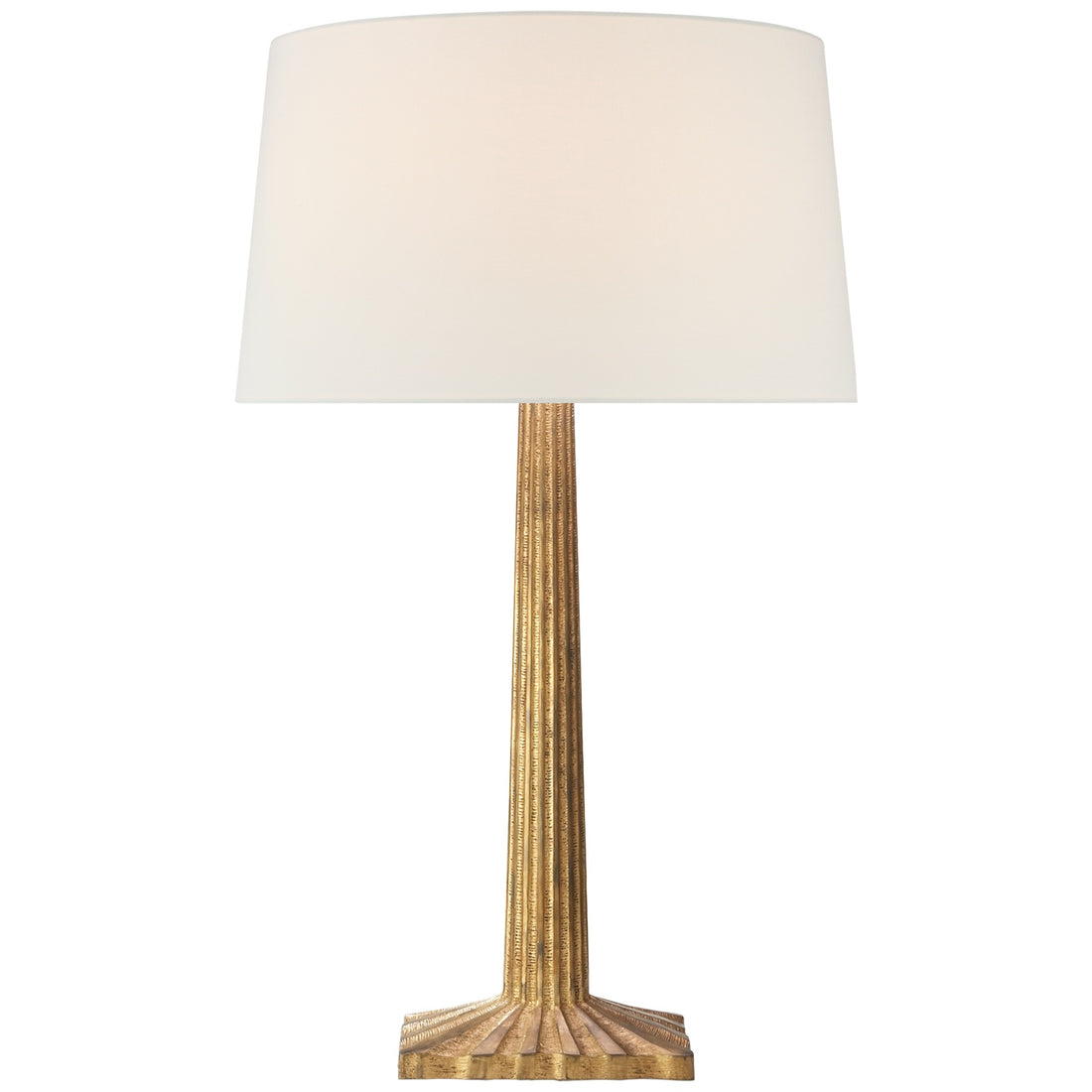 VISUAL COMFORT SIGNATURE, STRIE FLUTED COLUMN TABLE LAMP, TABLE LAMPS
