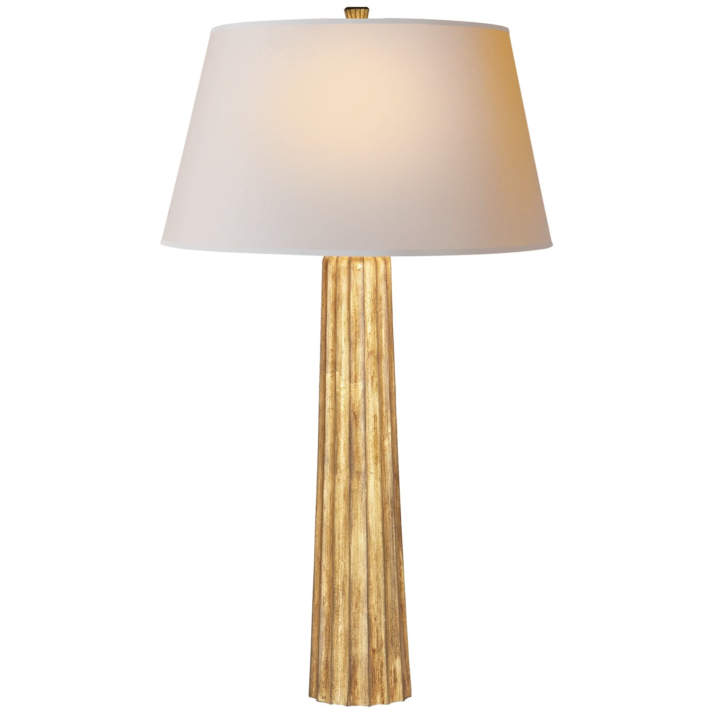 VISUAL COMFORT SIGNATURE, FLUTED SPIRE TABLE LAMP, TABLE LAMPS