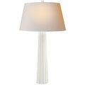 VISUAL COMFORT SIGNATURE, FLUTED SPIRE TABLE LAMP, TABLE LAMPS