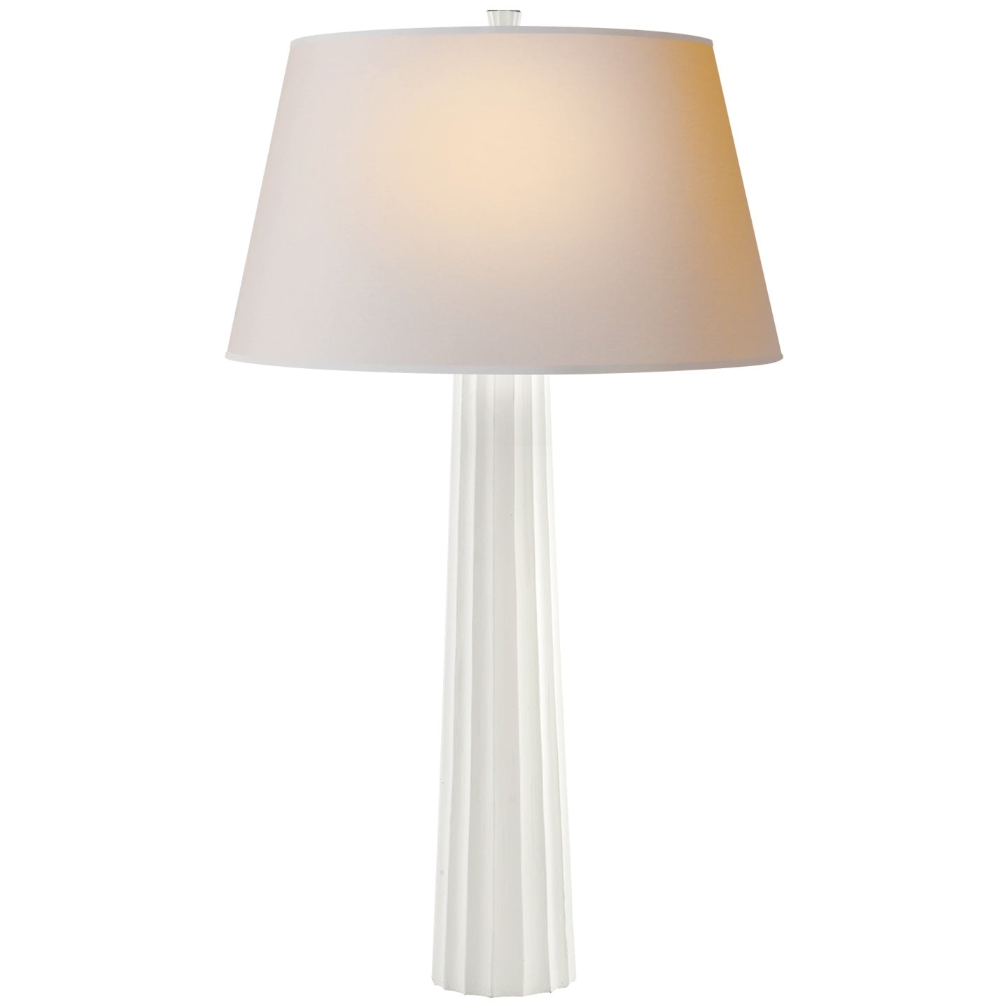 VISUAL COMFORT SIGNATURE, FLUTED SPIRE TABLE LAMP, TABLE LAMPS