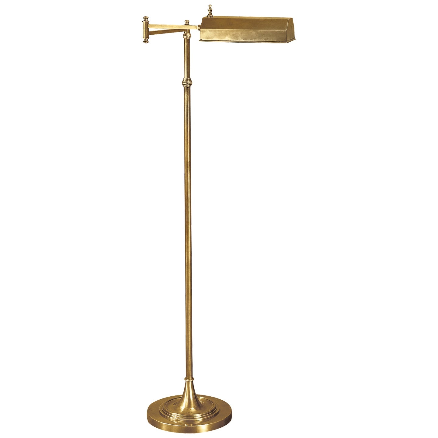 VISUAL COMFORT SIGNATURE, DORCHESTER SWING ARM PHARMACY FLOOR LAMP, FLOOR LAMP