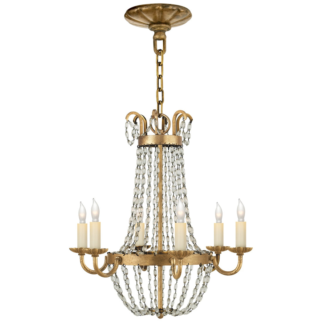 VISUAL COMFORT SIGNATURE, PETITE PARIS FLEA MARKET CHANDELIER, CHANDELIER LIGHT