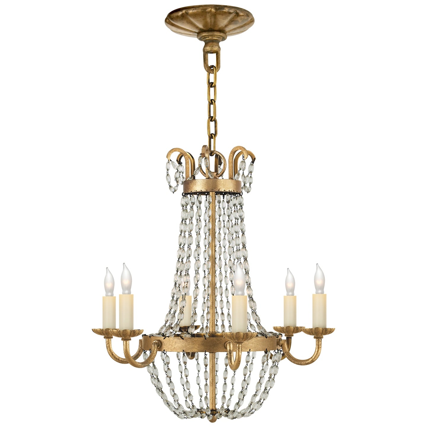 VISUAL COMFORT SIGNATURE, PETITE PARIS FLEA MARKET CHANDELIER, CHANDELIER LIGHT