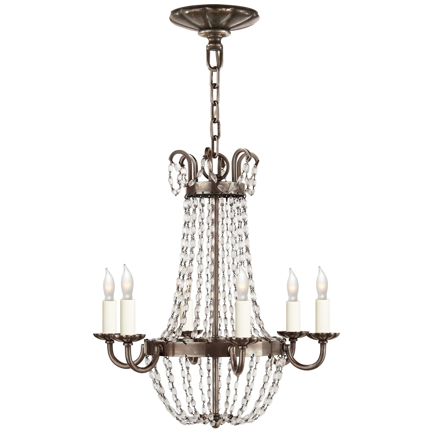 VISUAL COMFORT SIGNATURE, PETITE PARIS FLEA MARKET CHANDELIER, CHANDELIER LIGHT