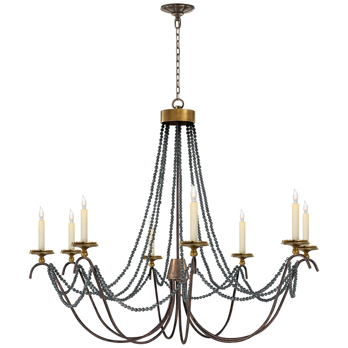 VISUAL COMFORT SIGNATURE, MARIGOT CHANDELIER, CHANDELIER LIGHT