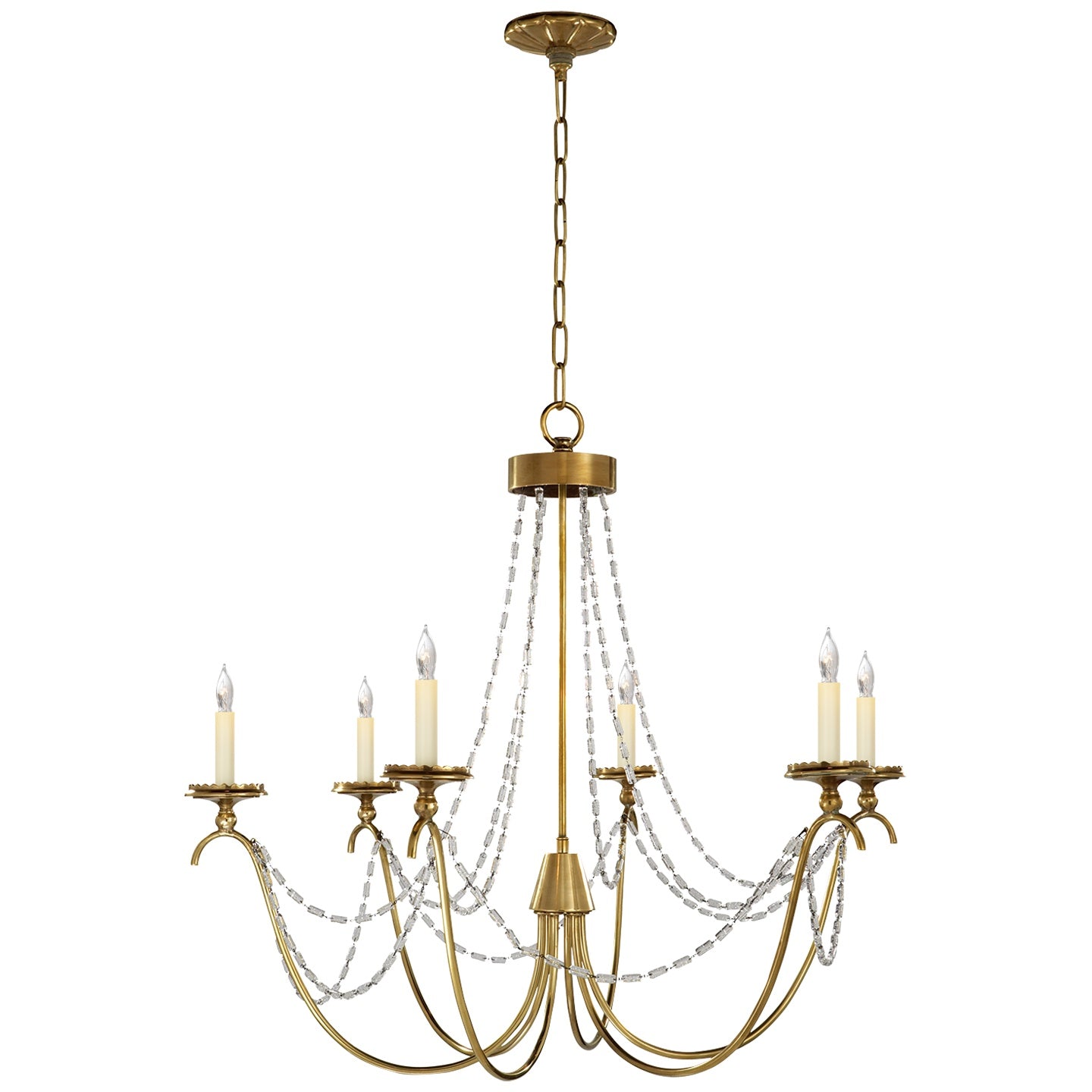 VISUAL COMFORT SIGNATURE, MARIGOT CHANDELIER, CHANDELIER LIGHT