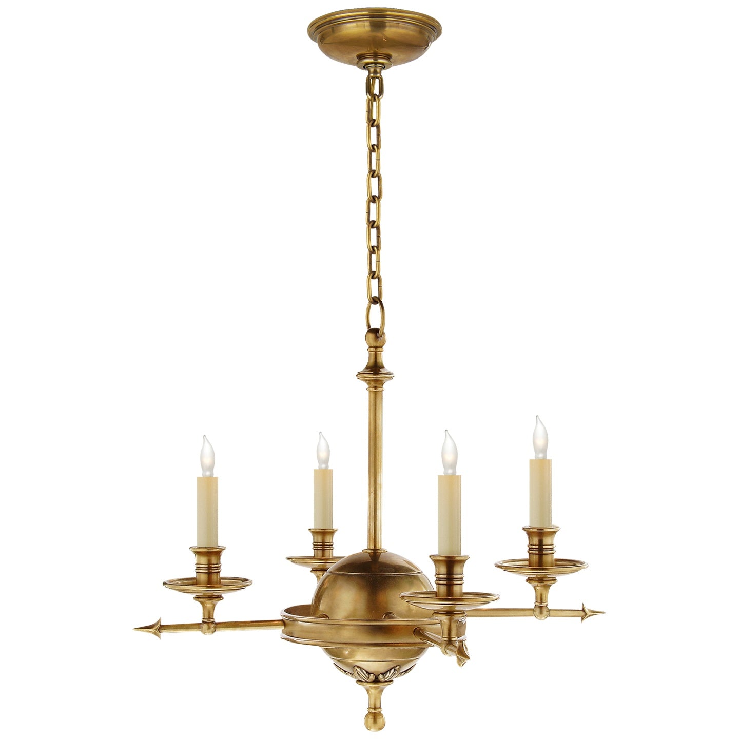 VISUAL COMFORT SIGNATURE, LEAF AND ARROW CHANDELIER, CHANDELIER LIGHT