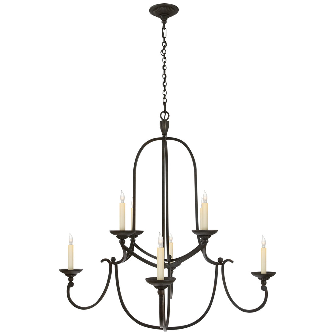 VISUAL COMFORT SIGNATURE, FLEMISH ROUND CHANDELIER, CHANDELIER LIGHT