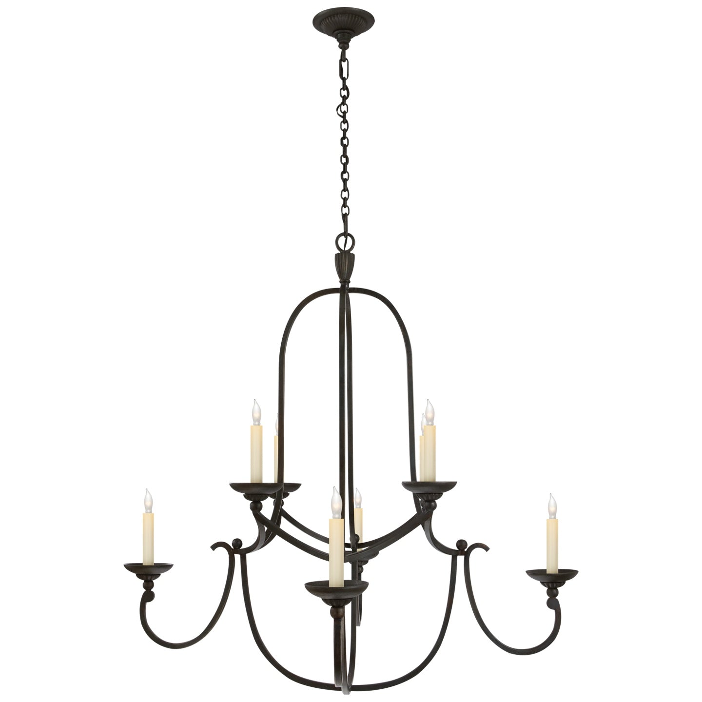 VISUAL COMFORT SIGNATURE, FLEMISH ROUND CHANDELIER, CHANDELIER LIGHT