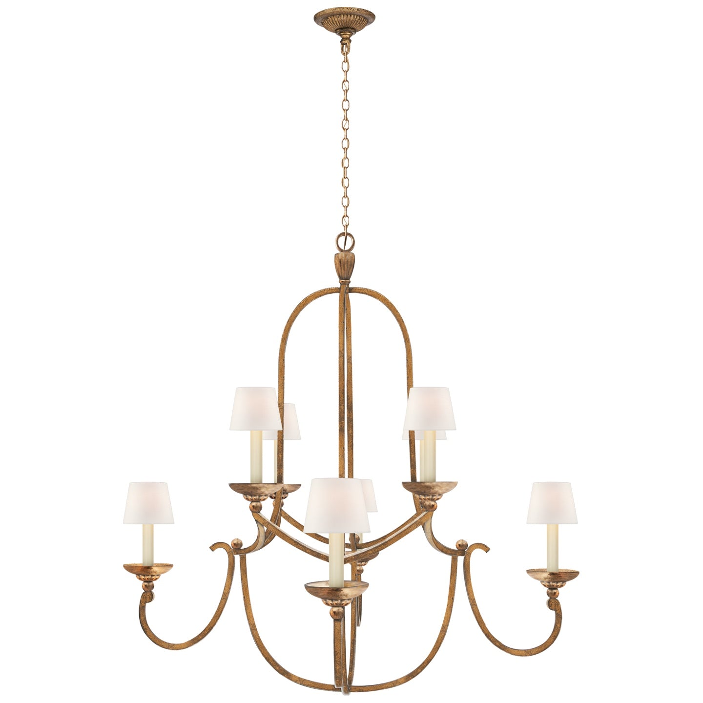 VISUAL COMFORT SIGNATURE, FLEMISH ROUND CHANDELIER, CHANDELIER LIGHT