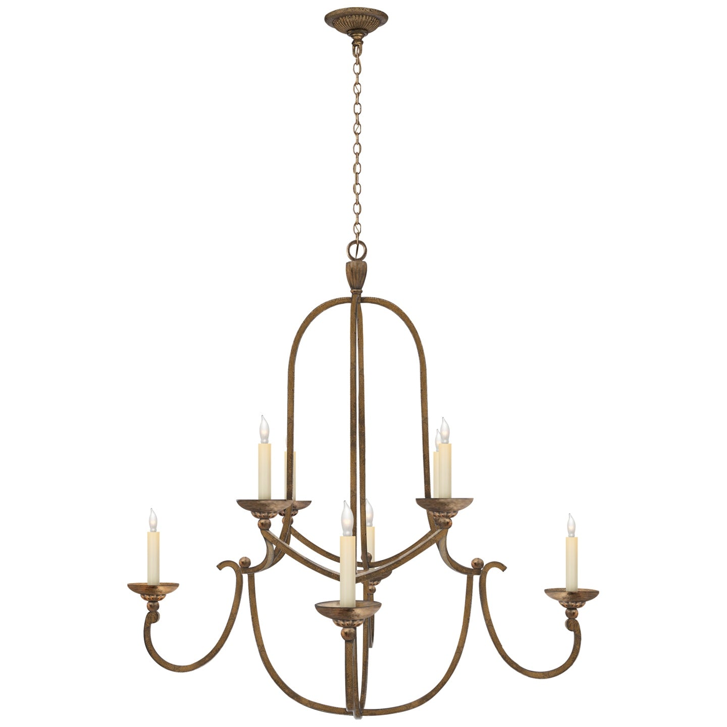 VISUAL COMFORT SIGNATURE, FLEMISH ROUND CHANDELIER, CHANDELIER LIGHT