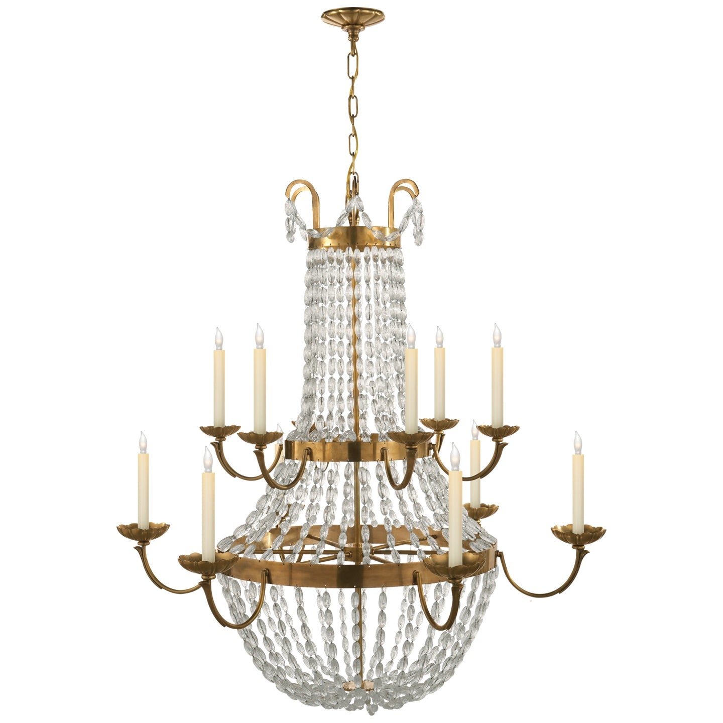 VISUAL COMFORT SIGNATURE, PARIS FLEA MARKET GRANDE CHANDELIER, CHANDELIER LIGHT