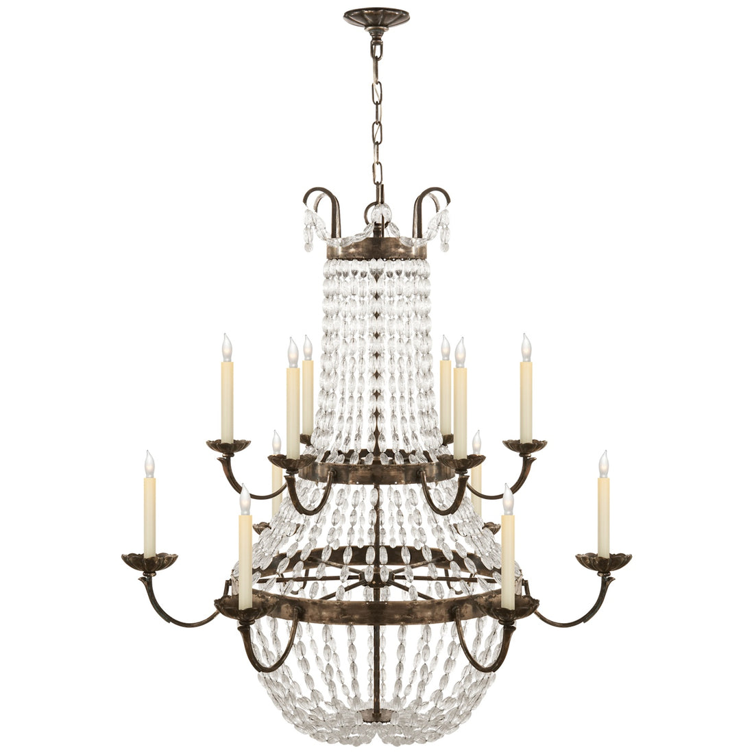 VISUAL COMFORT SIGNATURE, PARIS FLEA MARKET GRANDE CHANDELIER, CHANDELIER LIGHT