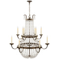 VISUAL COMFORT SIGNATURE, PARIS FLEA MARKET GRANDE CHANDELIER, CHANDELIER LIGHT