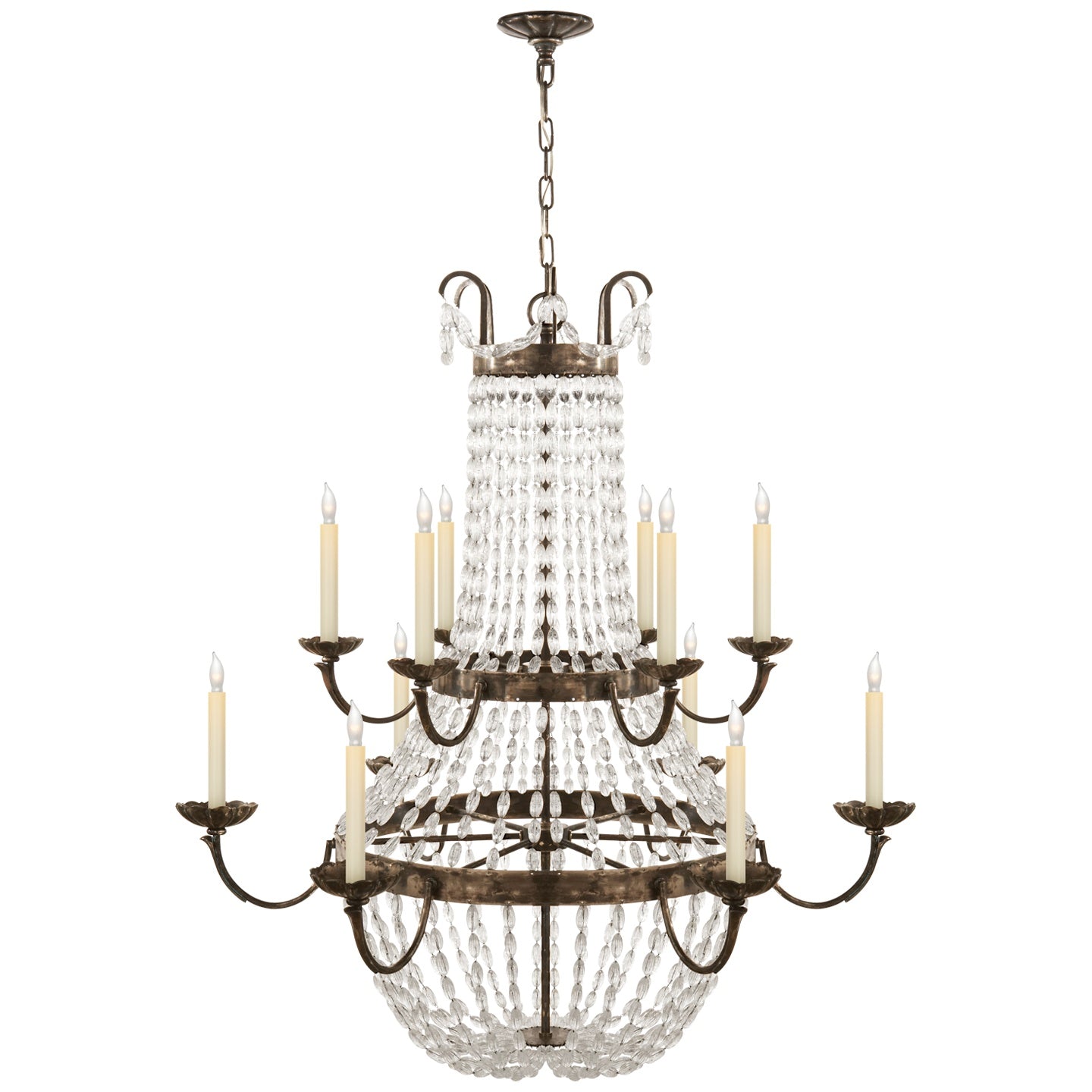 VISUAL COMFORT SIGNATURE, PARIS FLEA MARKET GRANDE CHANDELIER, CHANDELIER LIGHT
