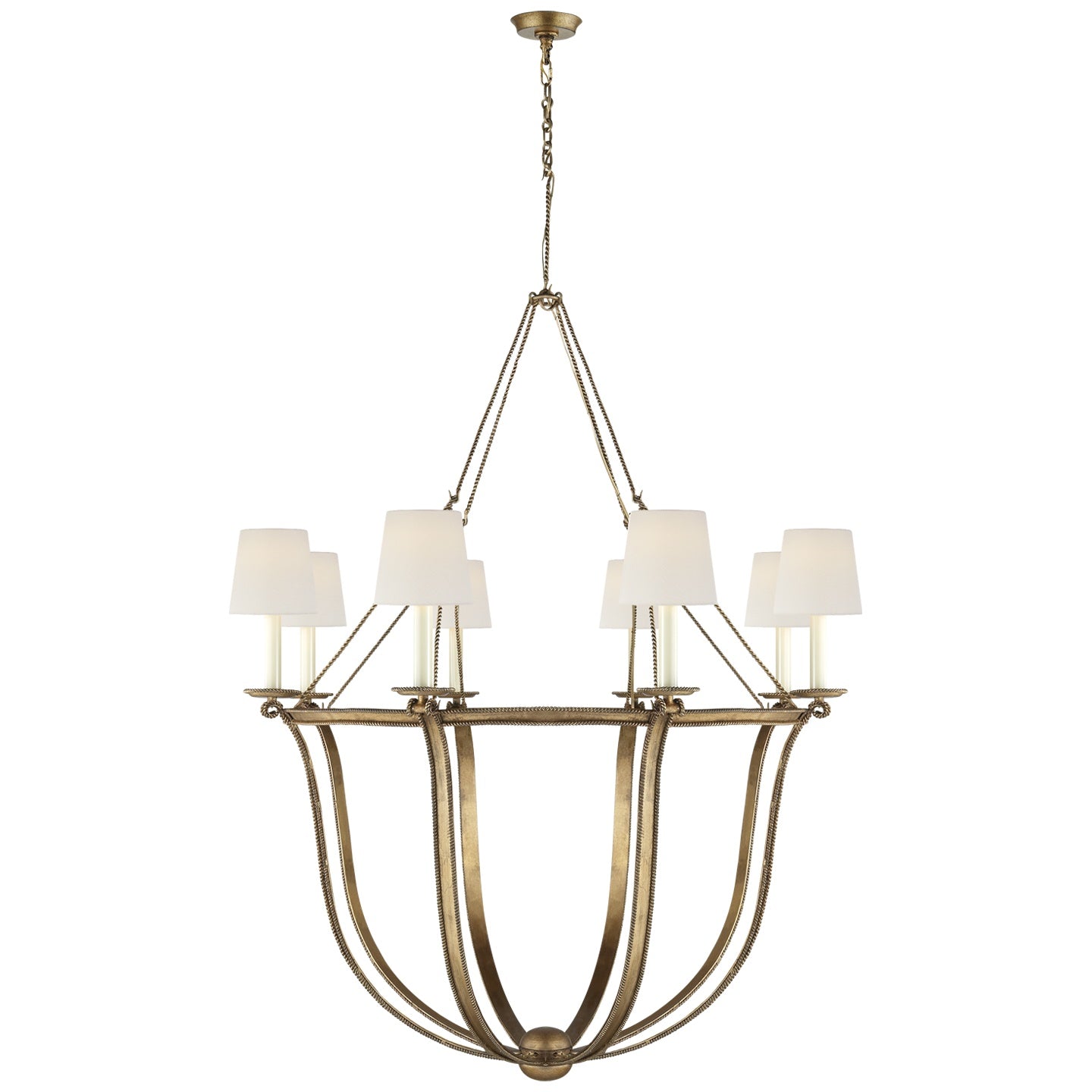 VISUAL COMFORT SIGNATURE, LANCASTER CHANDELIER, CHANDELIER LIGHT