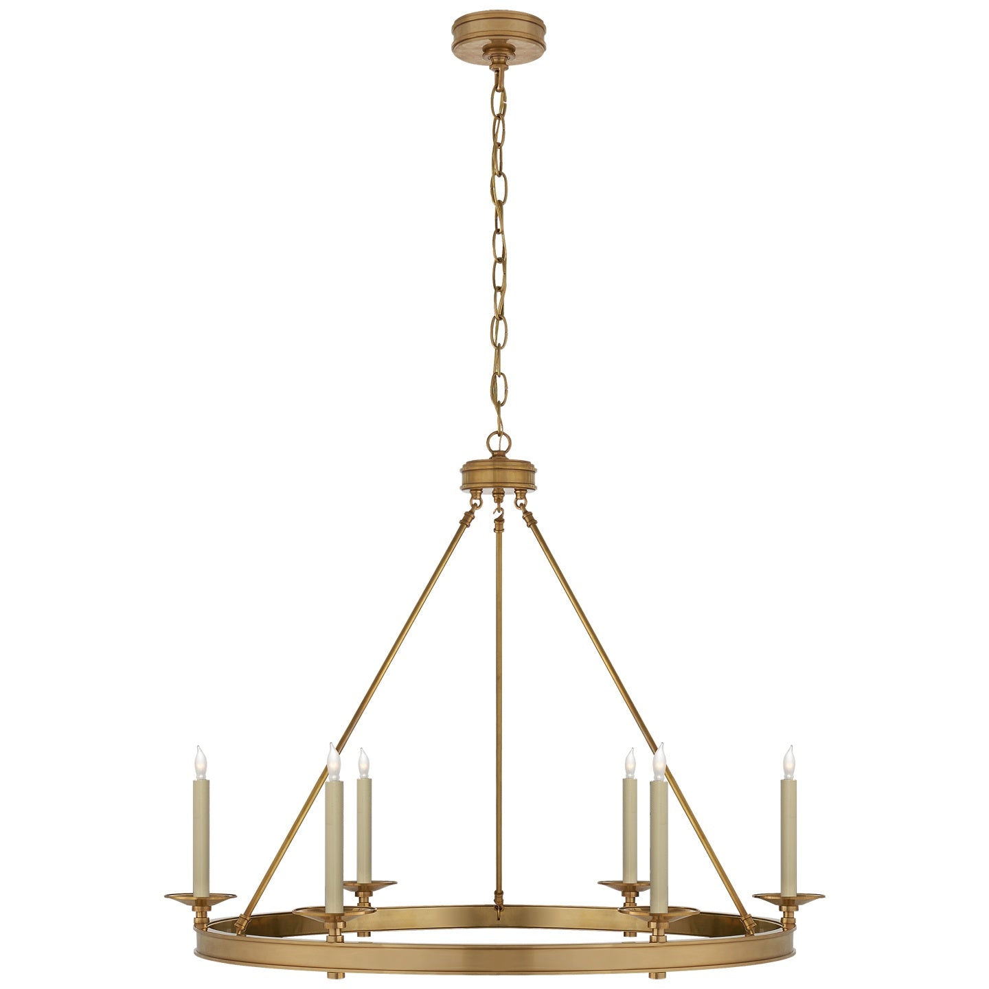 VISUAL COMFORT SIGNATURE, LAUNCETON RING CHANDELIER, CHANDELIER LIGHT