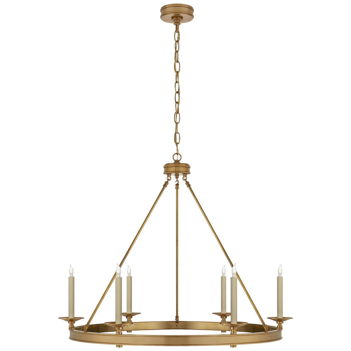 VISUAL COMFORT SIGNATURE, LAUNCETON RING CHANDELIER, CHANDELIER LIGHT