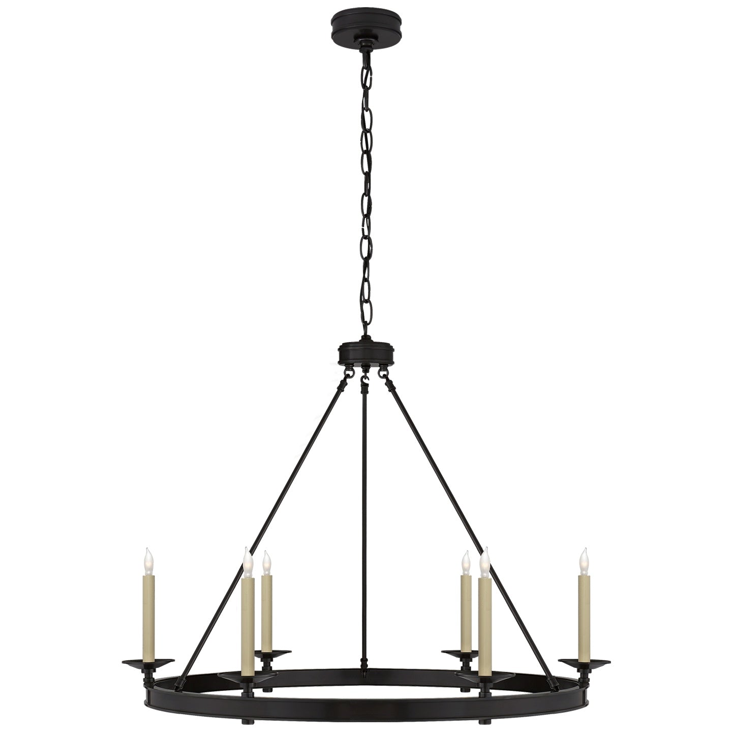 VISUAL COMFORT SIGNATURE, LAUNCETON RING CHANDELIER, CHANDELIER LIGHT