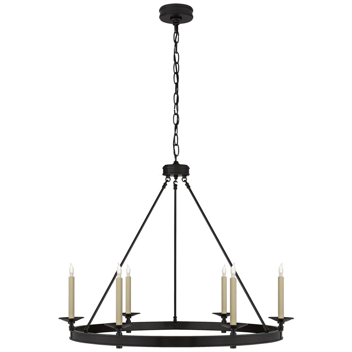 VISUAL COMFORT SIGNATURE, LAUNCETON RING CHANDELIER, CHANDELIER LIGHT