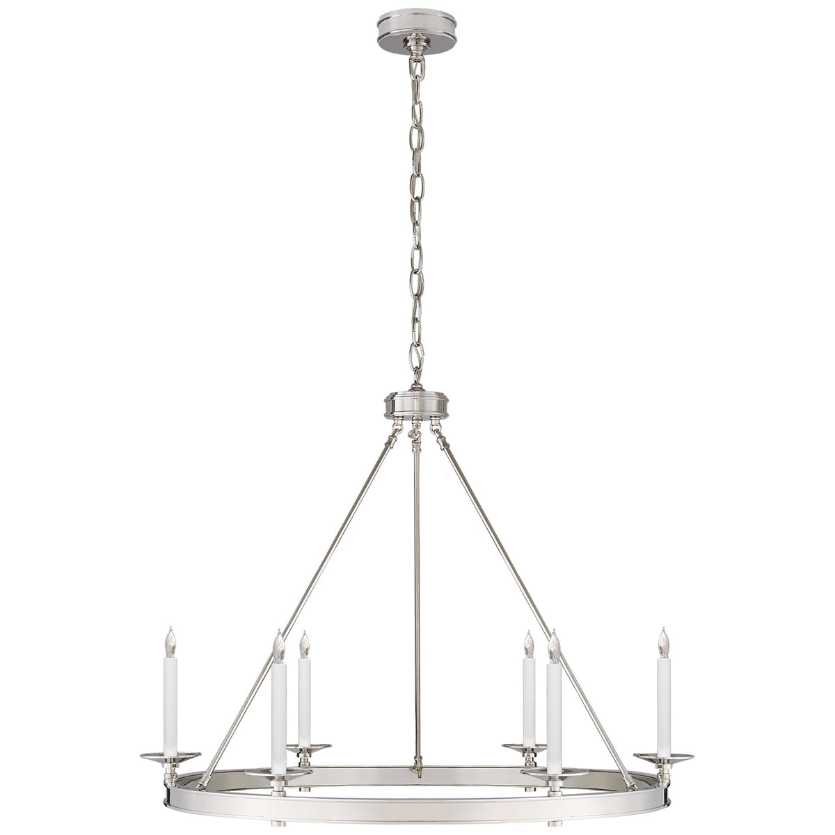 VISUAL COMFORT SIGNATURE, LAUNCETON RING CHANDELIER, CHANDELIER LIGHT