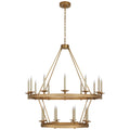 VISUAL COMFORT SIGNATURE, LAUNCETON TWO TIERED CHANDELIER, CHANDELIER LIGHT