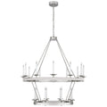 VISUAL COMFORT SIGNATURE, LAUNCETON TWO TIERED CHANDELIER, CHANDELIER LIGHT