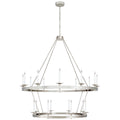 VISUAL COMFORT SIGNATURE, LAUNCETON GRANDE TWO TIERED CHANDELIER, CHANDELIER LIGHT