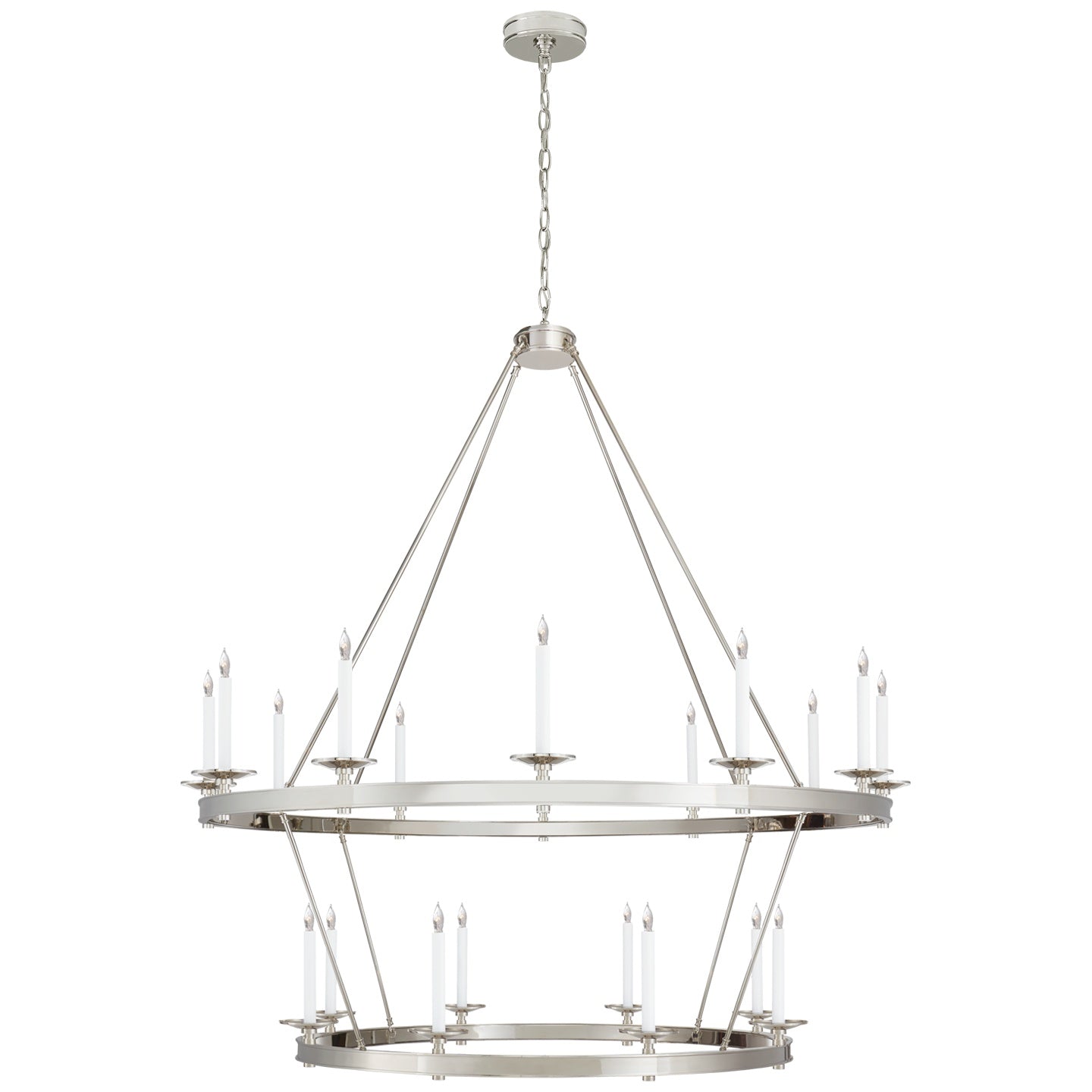 VISUAL COMFORT SIGNATURE, LAUNCETON GRANDE TWO TIERED CHANDELIER, CHANDELIER LIGHT