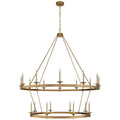 VISUAL COMFORT SIGNATURE, LAUNCETON TWO TIERED CHANDELIER, CHANDELIER LIGHT