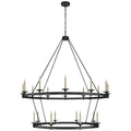 VISUAL COMFORT SIGNATURE, LAUNCETON TWO TIERED CHANDELIER, CHANDELIER LIGHT