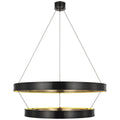 VISUAL COMFORT SIGNATURE, CONNERY TWO-TIER RING CHANDELIER, CHANDELIER LIGHT