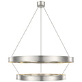VISUAL COMFORT SIGNATURE, CONNERY TWO-TIER RING CHANDELIER, CHANDELIER LIGHT