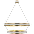 VISUAL COMFORT SIGNATURE, CONNERY TWO-TIER RING CHANDELIER, CHANDELIER LIGHT
