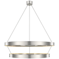 VISUAL COMFORT SIGNATURE, CONNERY TWO-TIER RING CHANDELIER, CHANDELIER LIGHT