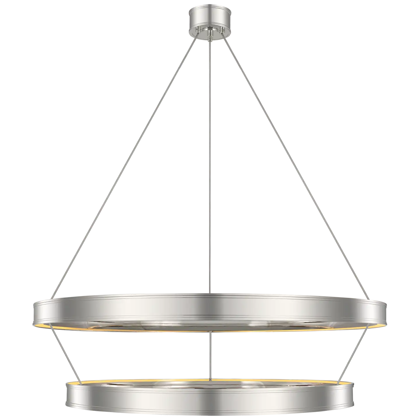 VISUAL COMFORT SIGNATURE, CONNERY TWO-TIER RING CHANDELIER, CHANDELIER LIGHT