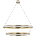 VISUAL COMFORT SIGNATURE, CONNERY TWO-TIER RING CHANDELIER, CHANDELIER LIGHT