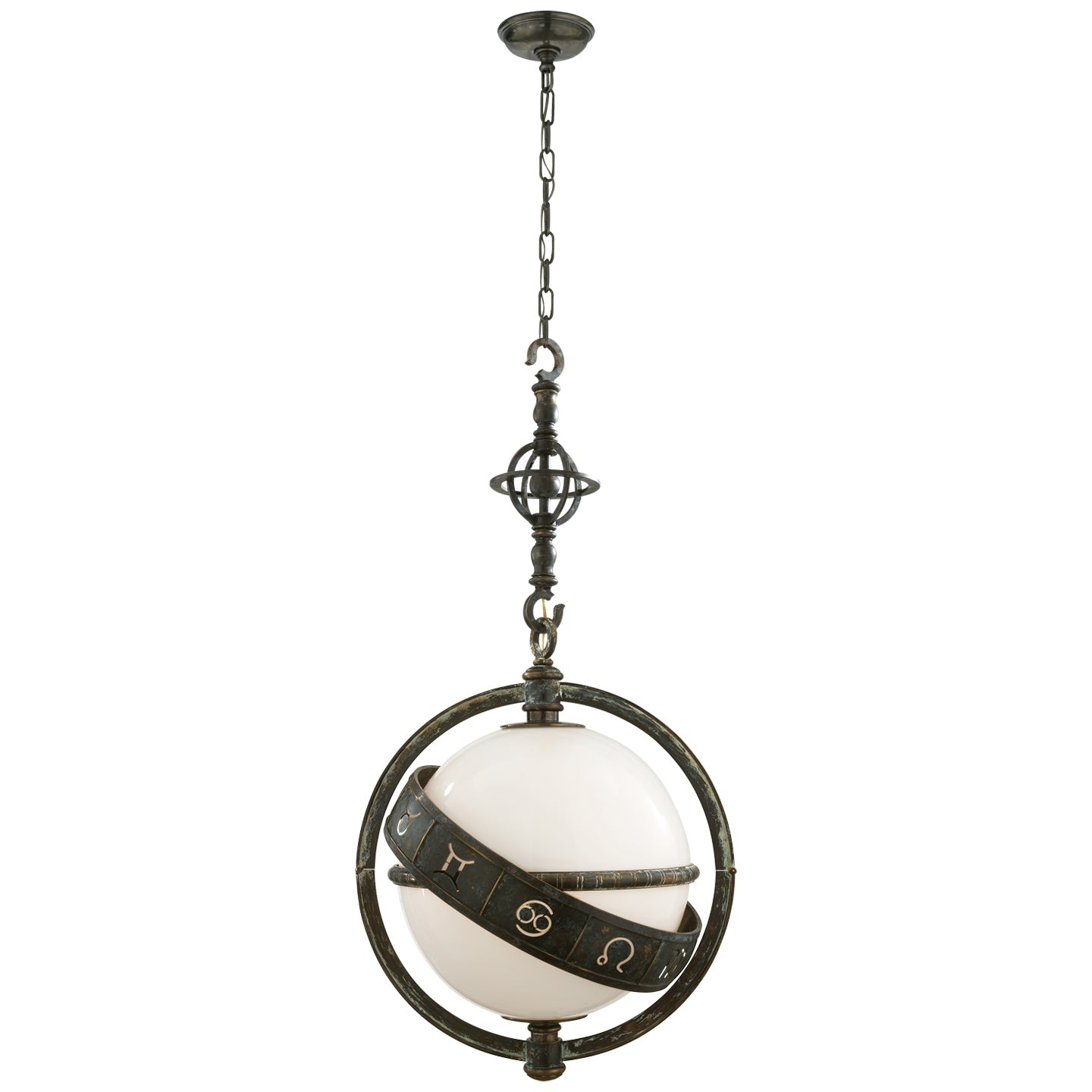 VISUAL COMFORT SIGNATURE, ZODIAC LANTERN, LANTERN CEILING LIGHT