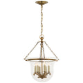 VISUAL COMFORT SIGNATURE, COUNTRY BELL JAR LANTERN, LANTERN CEILING LIGHT