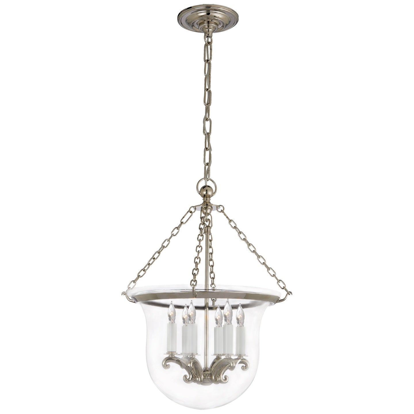 VISUAL COMFORT SIGNATURE, COUNTRY BELL JAR LANTERN, LANTERN CEILING LIGHT