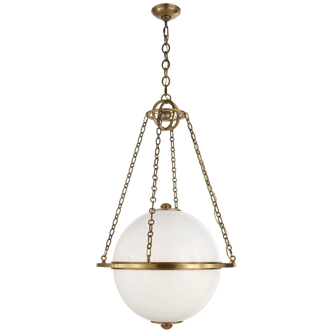 VISUAL COMFORT SIGNATURE, MODERN GLOBE LANTERN, LANTERN CEILING LIGHT