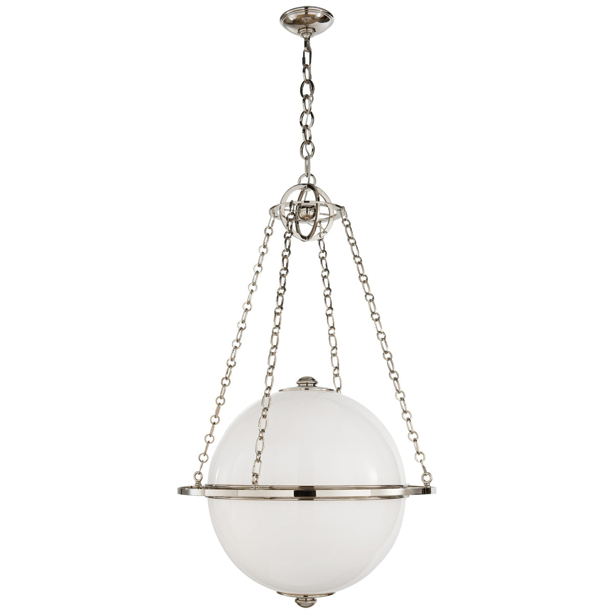 VISUAL COMFORT SIGNATURE, MODERN GLOBE LANTERN, LANTERN CEILING LIGHT
