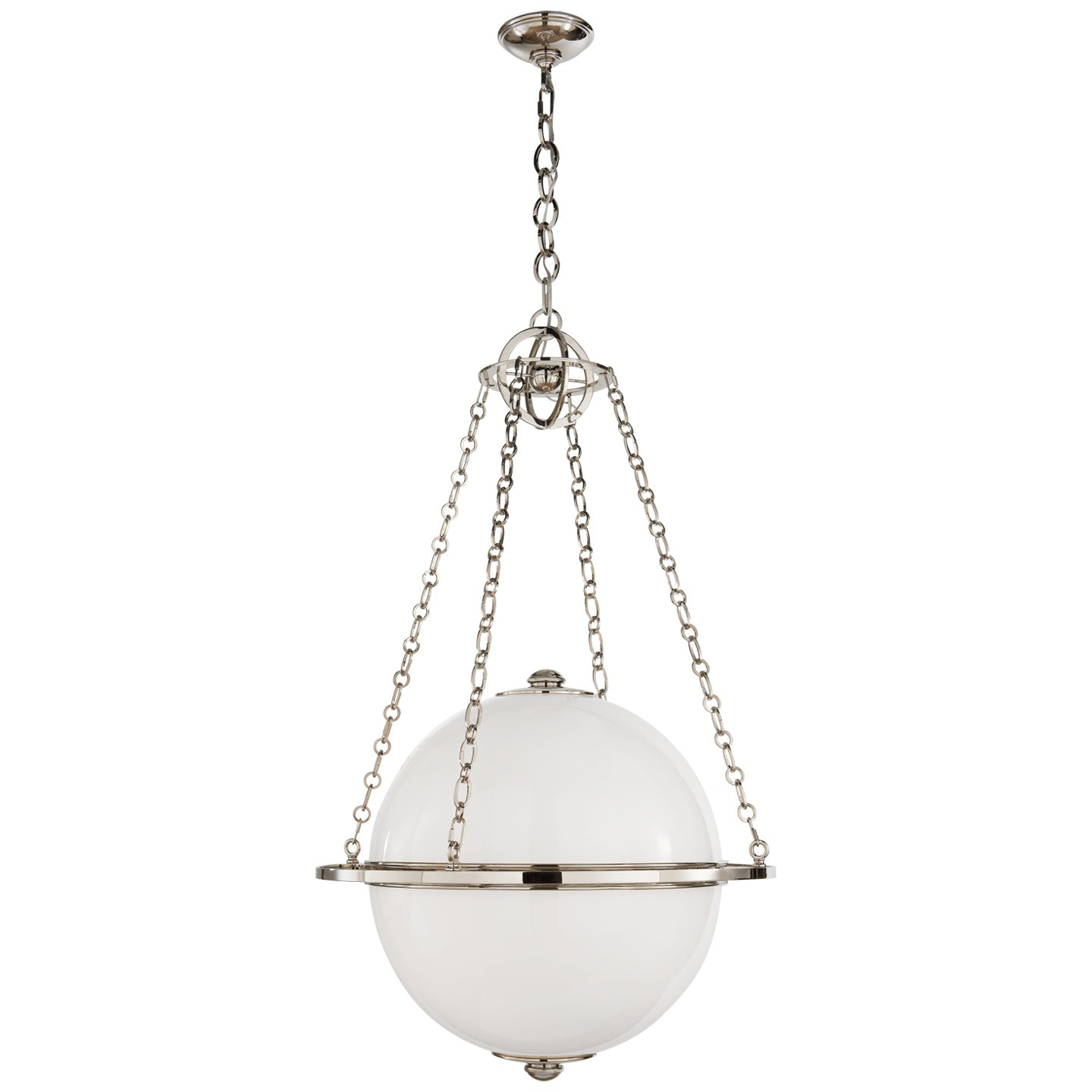 VISUAL COMFORT SIGNATURE, MODERN GLOBE LANTERN, LANTERN CEILING LIGHT